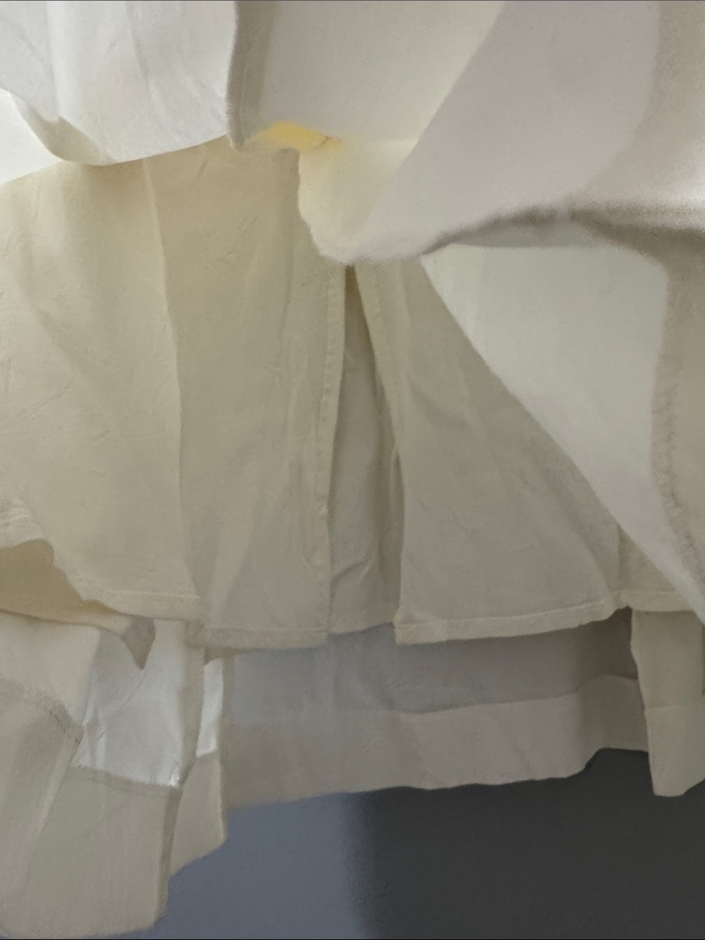 Prada Made in Italy Women's Cream A-Line Skirt - Picture 6 of 11